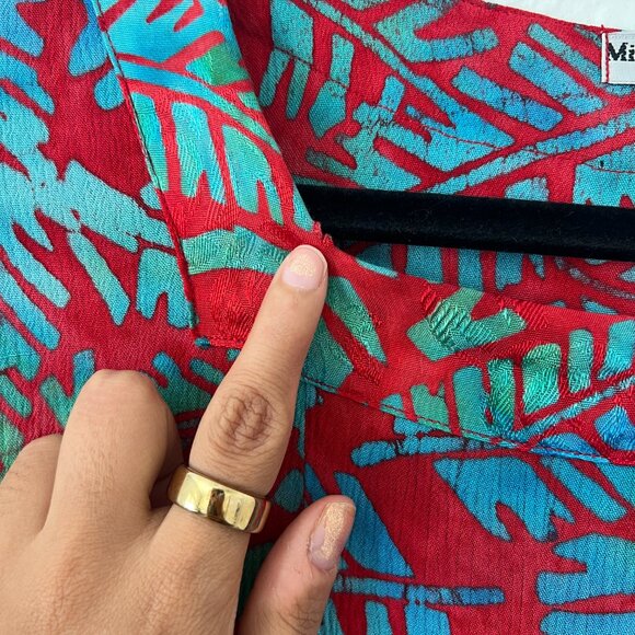 Mission Canyon One Size Pixie Hem Tunic Top In Indian Summer Art‎ to Wear Artsy - Picture 5 of 13